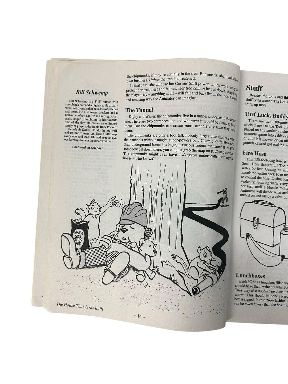 Toon Tales, Steve Jackson Games 1993 Roleplaying